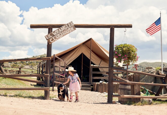 The Lil Wrangler kids' club at Brush Creek Ranch is a standout experience for families.