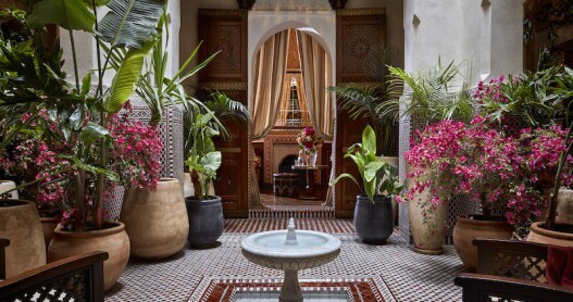 The riads at the Royal Mansour in Marrakech are a showcase of Moroccan craftsmanship.