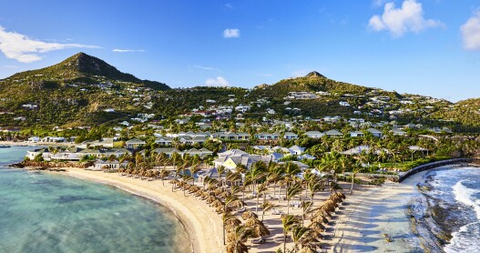 Rosewood Le Guanahani St. Barth is located on a secluded peninsula with white-sand beaches.