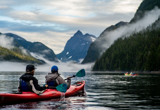 Kayaking in Alaska