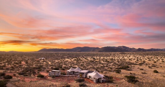 Tswalu's Loapi Tented Camp is composed of six private safari homes.